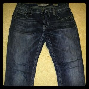 Men's Buckle Jeans